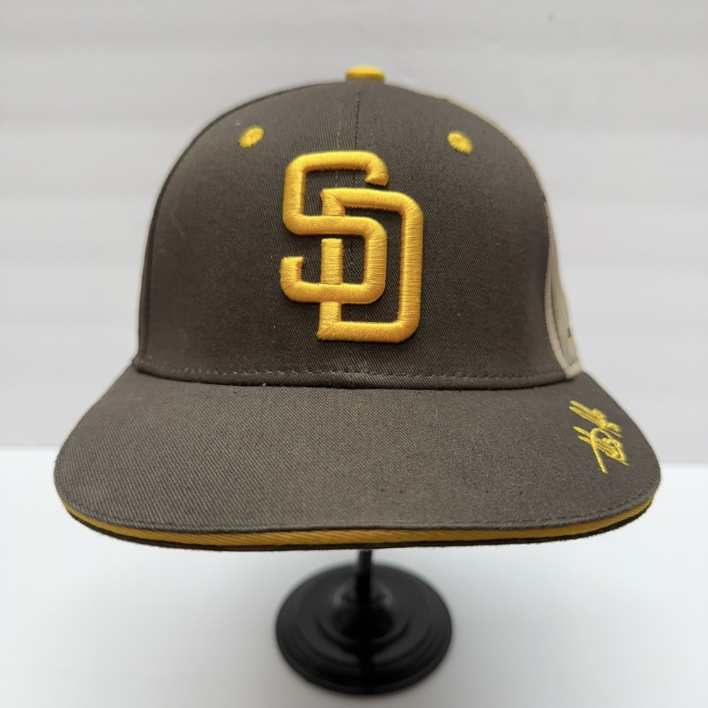 Melon Wear San Diego Padres Hat Mens OS Tatis Jr #23 Cotton Brown Yellow Solid